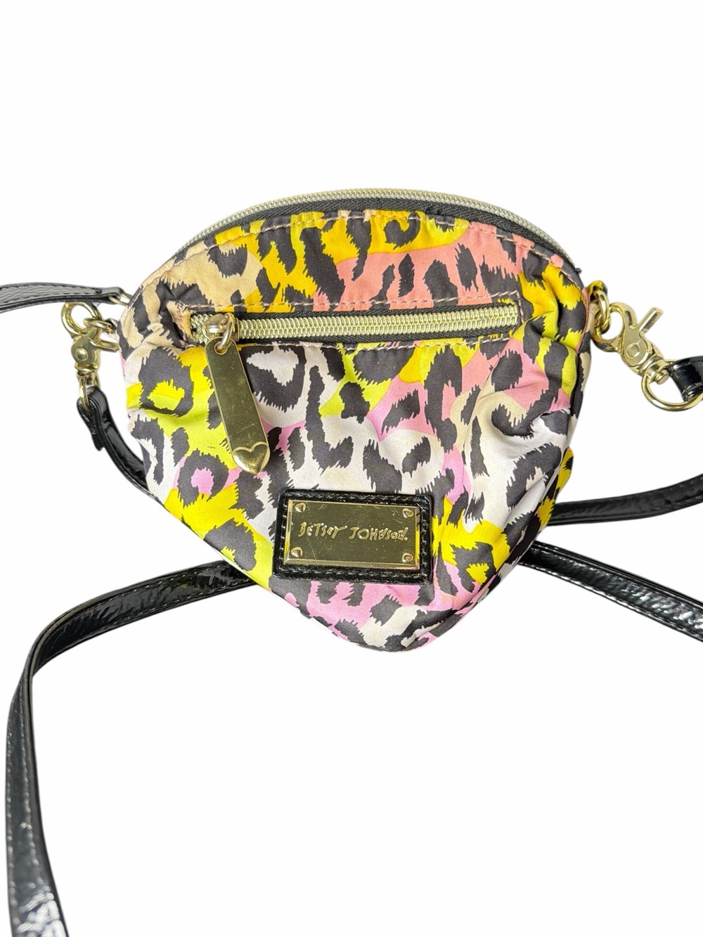 Betsey Johnson Mini Cheetah Crossbody Purse